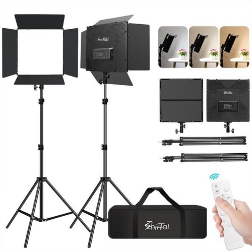 Led videolicht panel set mit - panel, 2